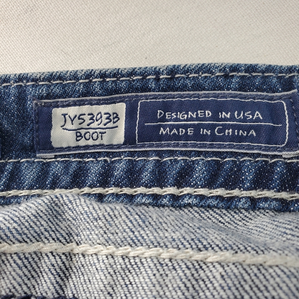 Vintage Miss Me Y2K low rise boot cut jeans 27 - Picture 9 of 15